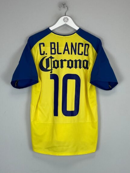 2003/04 CLUB AMERICA C.BLANCO #10 HOME SHIRT (L) NIKE